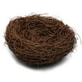 thumbnail image 3 of Handmade Vine Brown Bird Nest House Home Nature Craft Holiday Decoration, 3 of 4
