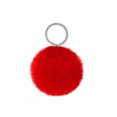 thumbnail image 3 of Fuzzy Ball Keychain Supple Comfortable Lovely Key Rings Adorable Practical Key Chains Women for Children Adults Elderly Students Red 9cm, 3 of 7