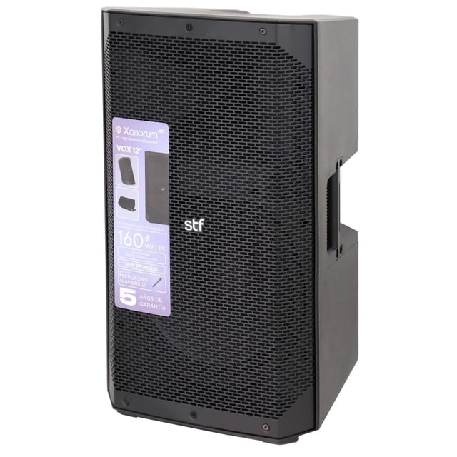 Bafle Inalámbrico XONORUM VOX 12 12 Pulgadas 160W RMS TWS Bluetooth 5.3 USB SD Luces RGB