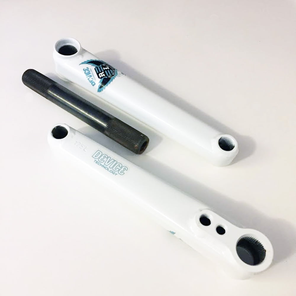 white bmx cranks