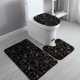 thumbnail image 5 of Set de Alfombra de Baño Pequeño Pelo de Conejo Inodoro Caliente Set de 3 Piezas Baño Alfombra de Cubierta Alfombra Alfombra de Baño Alfombra de Piso Alfombra de Pie Cómoda Absorbente, 5 of 6