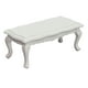 thumbnail image 3 of 2 uds Durable reutilizable Mini 1:12 casa de muñecas en miniatura mesa de té juguete para juego de imitación muebles de madera modelo casa de muñecas suministros de paisaje Hugo Escritorio en miniatura, 3 of 10