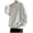 D1-White195, variant on Puliio Men's Oversized Drop Shoulder Solid Crewneck Pullover Layered Hem Soft Long Sleeve Sweatshirt Daily Basic Pullover Tops