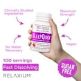 thumbnail image 6 of Relaxium Sleep Melts Maximum Strength with 10mg Melatonin, Ashwagandha & Magnesium Glycinate – Fast Acting Sleep Aid, Vegan, Gluten Free, Berry Flavor, 100 Count, Made in USA, 6 of 8