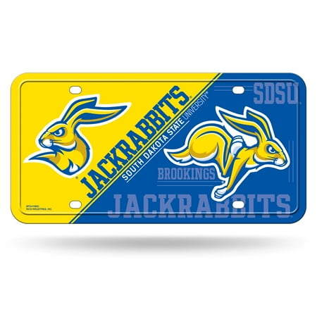 South Dakota State Jackrabbits NCAA 12x6 Auto Metal License Plate Tag CAR TRUCK