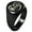 Black, variant on Sterling Silver Musical Love Note Heart Engraved Round Flat Top Polished Ring