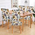 thumbnail image 2 of Yayeee 2 Pack Dining Chair Covers Stretch Parson Chairs Slipcovers Seat Protector, Colorful Floral, 2 of 6