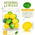 thumbnail image 2 of 12 Pcs Fake Lemons, Artificial Lemons for Decoration, Realistic Fake Fruit Faux Limes Yellow & Green Lemon Mixed Set for Home Kitchen Cabinet Party Décor, 2 of 6