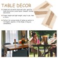 thumbnail image 3 of CRILSTYLEO Elegant Beige Linen Table Runner for Dining Table and Special Event Decoration, 3 of 6