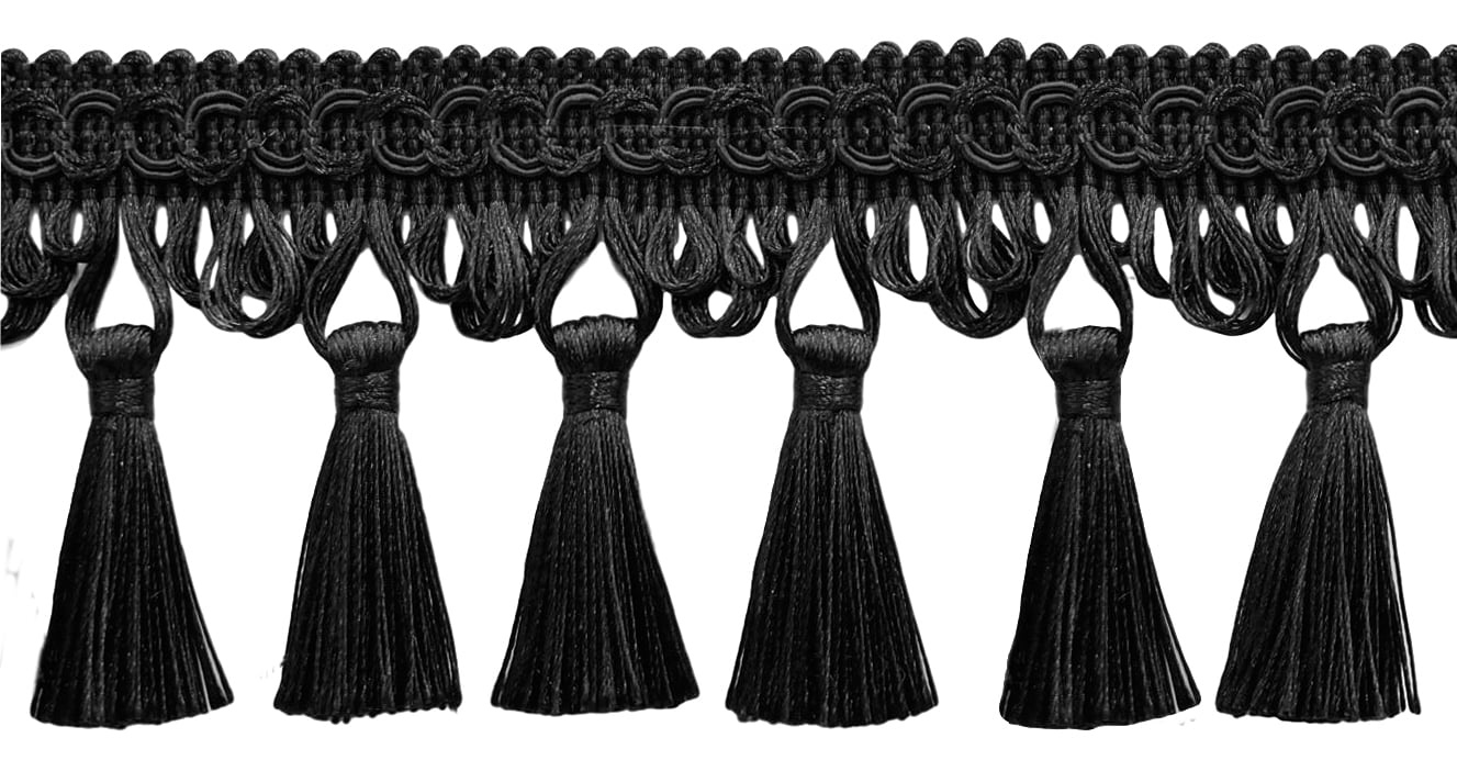5 Yard Value Pack / 3.5 Inch Tassel Fringe Trim / Style STF035 Color