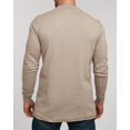 thumbnail image 2 of Venado Mens Shirts Long Sleeve Thermal Crew – Water Repellant Shirt for Men (Oatmeal, Small), 2 of 3