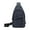 Dark Blue, variant on Bdday Men's High-End Slim Crossbody Bag Chest Bag with Headphone Port Removable Buckle Side Bag Travel Outdoor Leisure Office Supplies