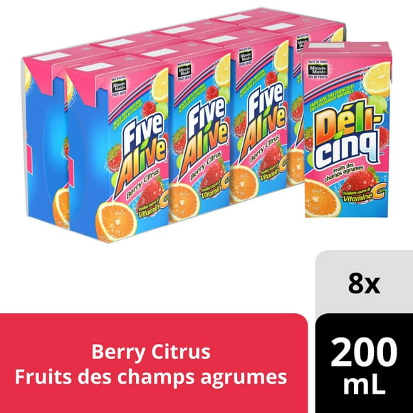Five Alive Berry Citrus 200 mL 8 pack, 200 x mL