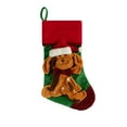 thumbnail image 6 of Christmas Stocking for Fireplace Large Pet Themed Decor with Cute Cat Dog Pattern Hanging Ornament for Tree Holiday Gift Bag(B), 6 of 6