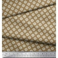 thumbnail image 2 of Soimoi Poly Georgette Fabric Check & Floral Artistic Printed Craft Fabric by the Yard 42 Inch Wide, 2 of 3