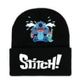 thumbnail image 6 of Stitch Knitted Beanie Hats,Cute Cartoon Graphic Winter Warm Caps for Women Men Fans,Multiple Designs, 6 of 7