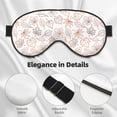 thumbnail image 4 of Naloa Maple Leaves Print Sleep Mask for Sleeper, Light Blocking Sleeping Eye Mask for Women Men, Eye Shade with Adjustable Strap for Travel, Nap,Meditation, 4 of 7