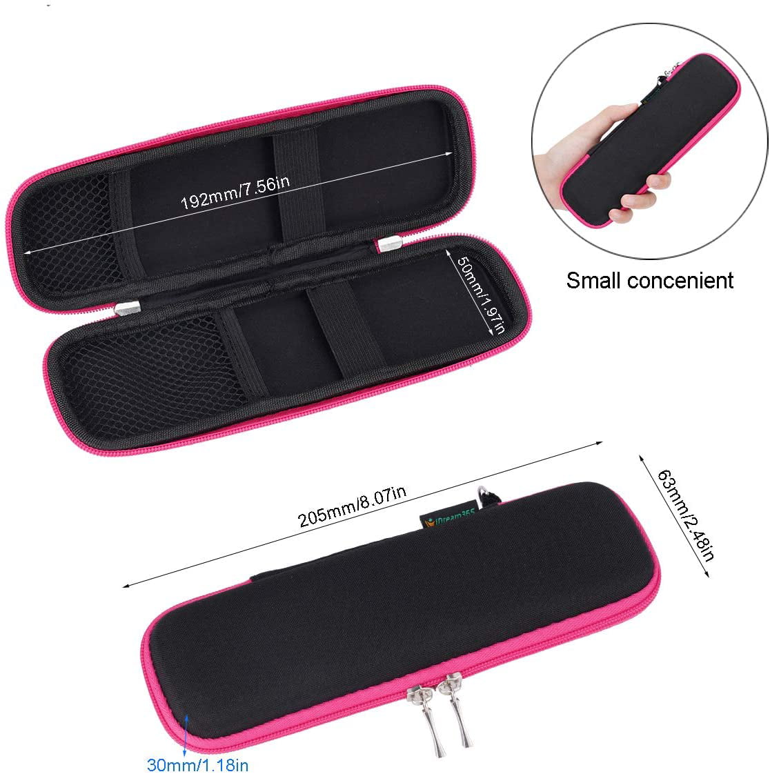 Heldig Black Hard Pencil Case Hard Shell Pencil Case Holder, Suitable for  Administrative Pens and StylusB 