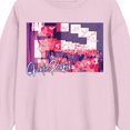 thumbnail image 5 of Charlie Parker Playing the Saxophone Men's Cradle Pink Crew Neck Sweatshirt-Small, 5 of 5