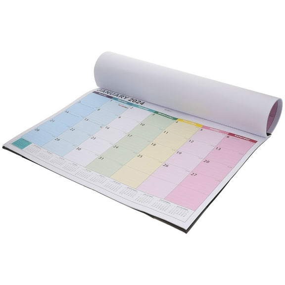 STRANDCHIC Large Monthly Office Calendar 1 Set - Wall Planner for Home and Work, Easy to Use and Organize