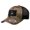Camo & Black, variant on Multicam Camo Curved Bill Snapback Trucker Hat | Black Camo & Black Cap | 2x3 in Loop Surface for Patches