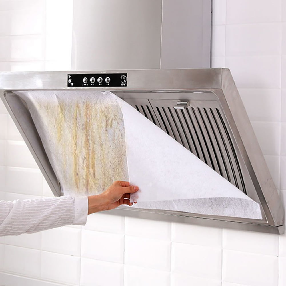 Premium Cooking Oil Trap, Enhance Kitchen Cleanliness Non-Woven Kitchen Grease Filter for Range Hoods