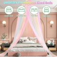 thumbnail image 3 of Bed Mosquito Net, Girls Bed Canopy, Rainbow Mosquito Net for Single Bed Double Bed, Crib Canopy, 3 of 5