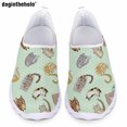thumbnail image 1 of Doginthehole - Zapatos planos casuales con estampado de gatitos bonitos a la moda para mujer, cómodos zapatos de malla transpirables de verano, zapatos de enfermería ligeros, 1 of 5