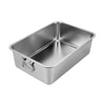 thumbnail image 3 of Caja de arena para gatos, inodoro para gatos, lavabo de limpieza para gatos, lado alto, orinal abierto para gatitos L, 3 of 8
