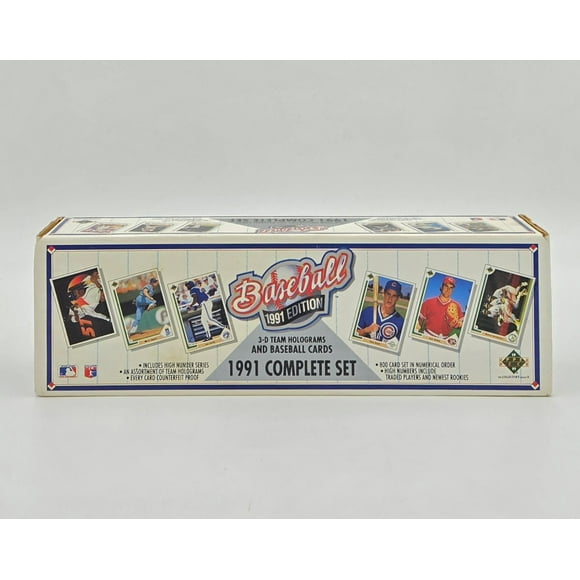 1991 Upper Deck MLB Baseball Card Complete Factory Set (800 Cards) Sealed