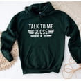 thumbnail image 7 of TALK TO ME GOOSE Graphic Unisex Fleece Hooded Sweatshirt, 7 of 7