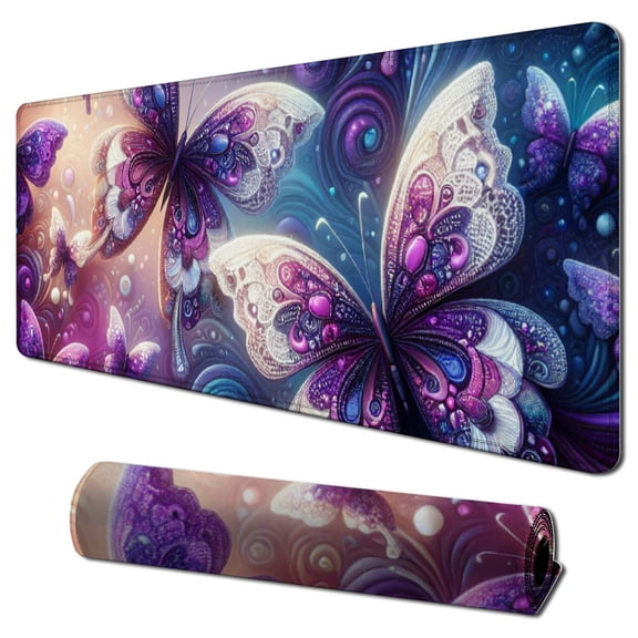 nygtbtfer Mouse Pad, Mouse Pad, Non-Slip Rubber Base Mouse Mat with Designs for Laptop, Computer & Office, 31.5x11.8 in