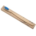 thumbnail image 1 of Dosaele Ecofriendly Toothbrush Bamboo Toothbrush Biodegradable Soft Eco Friendly Nylon Bristles 6 Colors Toothbrushes(Blue), 1 of 8
