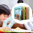 thumbnail image 4 of Vogacara Libro silencioso de papel impermeable para padres e hijos, libros de de desarrollo táctil educativo interactivo para interiores, sala de Juguetes Verdura Vogacara FN010232-04B, 4 of 6