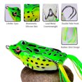 thumbnail image 3 of Topwater Frog Lure, Fishing Lures Kit,Realistic Frog Lures with Weedless, 3 of 8