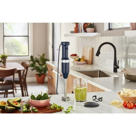 KitchenAid - Variable Speed Corded Hand Blender - KHBV53 - Ink Blue