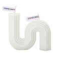 thumbnail image 2 of Weloille Geometric S-shaped Aromatherapy Candle Large S-shaped Decoration Home Decoration Candle, 2 of 7