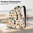 thumbnail image 6 of Yuyamidu Ladybug Floral 17 Inch Kids Backpack Set 4Pcs for Elementary Middle High Students Girls School Bookbag with Lunch Box Pencil Case Water Bottle Bag Back to School Daypack, 6 of 7