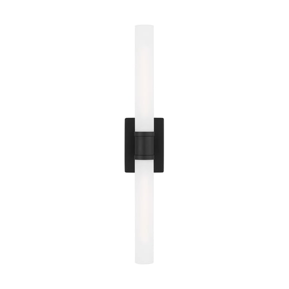 Open Box Generation Lighting 4665002 Keaton 2 Light 30" Wide Bath Bar - Black