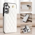 thumbnail image 2 of TECH CIRCLE for Samsung Galaxy S25 Flip Wallet Case with 3 Card Holders Slots, RFID Blocking, Kickstand Function, PU Leather Shell Protective Lightweight Case for 2025 Model Galaxy S25 (6.2"), White, 2 of 9