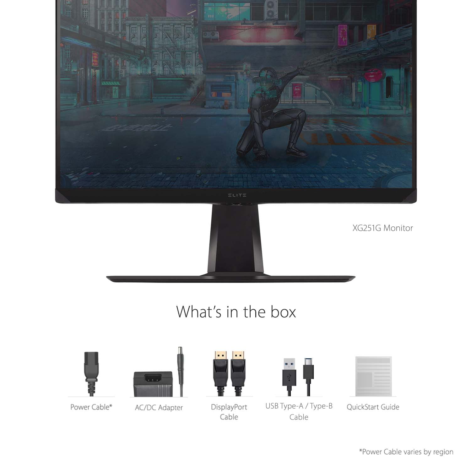 ViewSonic ELITE XG251G 25 Inch 1080p 1ms 360Hz IPS Gaming Monitor with  GSYNC, HDR400, RGB Lighting, NVIDIA Reflex, and - XG251G - Computer Monitors  