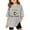 Grey, variant on 2025 T Shirts for Girls Tops Girl Promoted To Big Sister Going To Be Big Sis Short Sleeve Birth Announcement （3 14years） Athletic Tops Tees