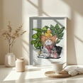 thumbnail image 4 of Kitten Cat In Bath Towel Framed Art Modern Wall Decor, 4 of 15