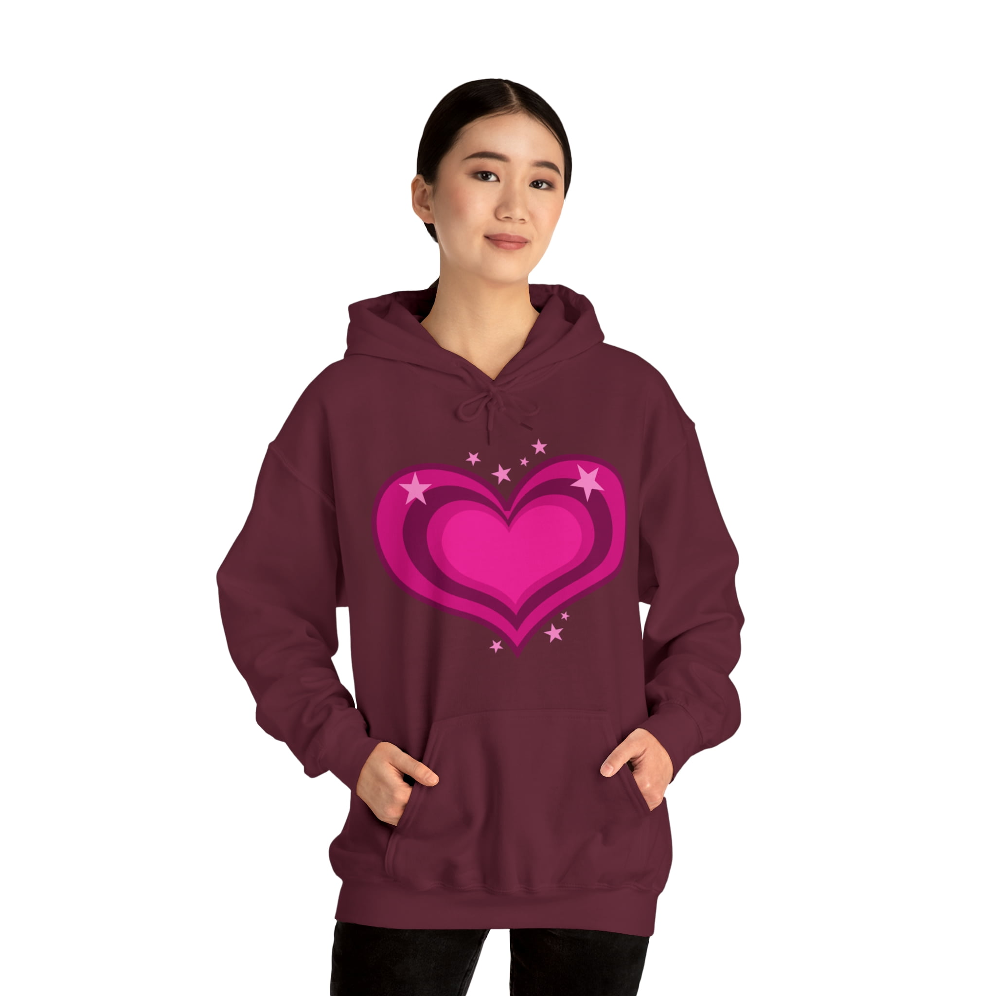 *p(R)ojectR® Valentine Heart Logo Hoodie Scripty Heart Personalized Valentine's Day Toddler Hooded