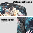 thumbnail image 4 of Rhinoceros Digital Bag Oxford Cloth Waterproof Travel Organizer Charger Pouch Cell Phone Charger Station Computer Cord Organizer 5.9x9.44x3.14 in, 4 of 6