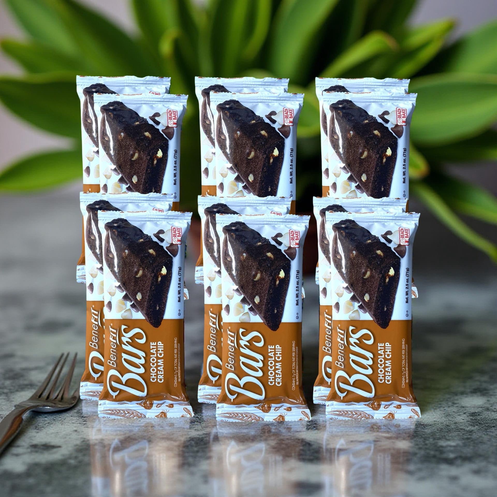 Chocolate Cookies N Cream Chip BeneFit Bars, Pack of 12