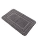thumbnail image 2 of Xiao Hua Juego de tres piezas de inodoro de estilo europeo, juego de tres piezas de almohadillas para inodoro, alfombrilla de baño absorbente, limpia y reutilizable para ducha (gris), 2 of 5