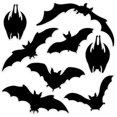 thumbnail image 2 of Bat Silhouette Clings, 2 of 2