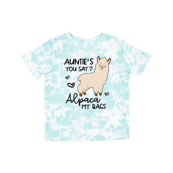 Inktastic Auntie's You Say Alpaca My Bags Boys or Girls Toddler T-Shirt