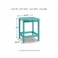 thumbnail image 4 of Signature Design by Ashley Contemporary Sundown Treasure End Table  Turquoise, 4 of 7